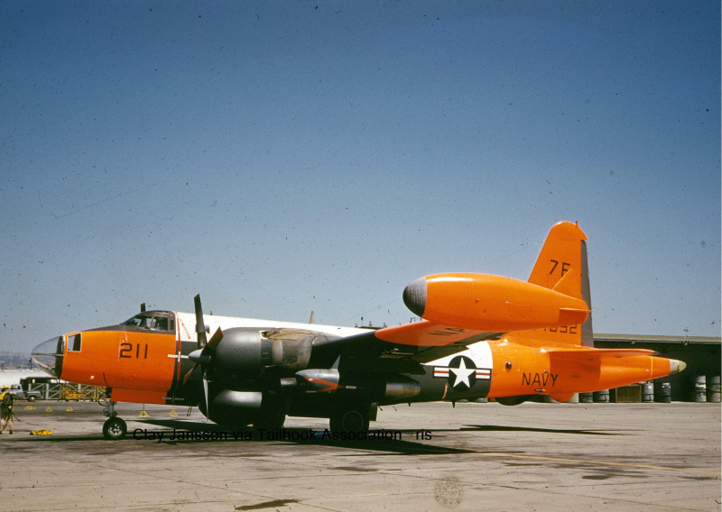 P2V-7... this is the ultimate result of the design evolution. Note the jet engine in a pod under the wing... these were added for takeoff and sprint speed over the target area. They had lovered doors that closed when not in use to reduce drag.